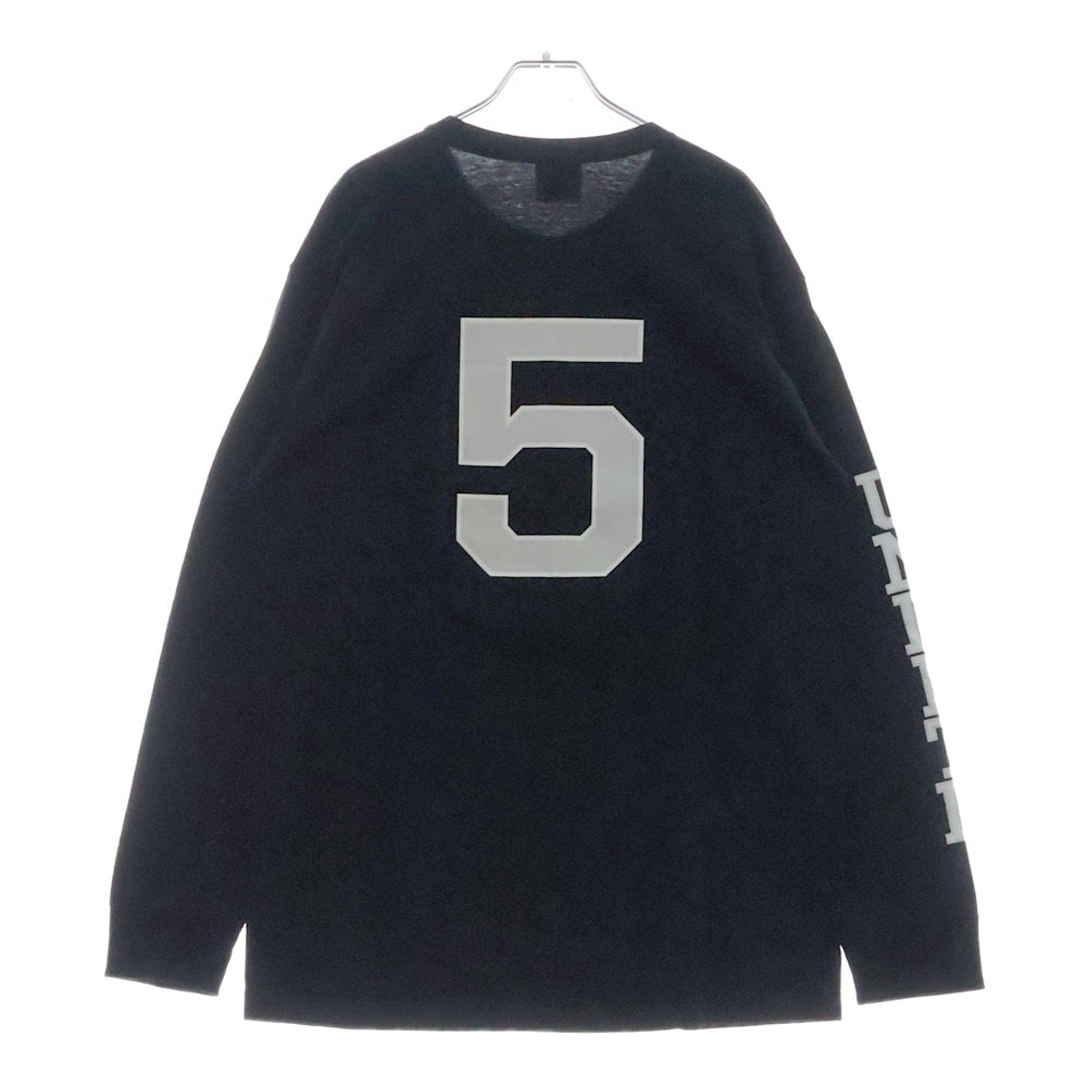 UNDEFEATED(アンディフィーテッド) ロゴプリント 長袖Tシャツ カットソー ブラック