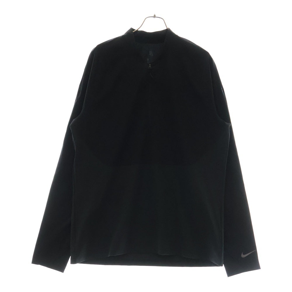 NIKE(ナイキ) Essentials Half Zip Top ハーフジップ ナイロン プルオーバージャケット ブラック 866060-010