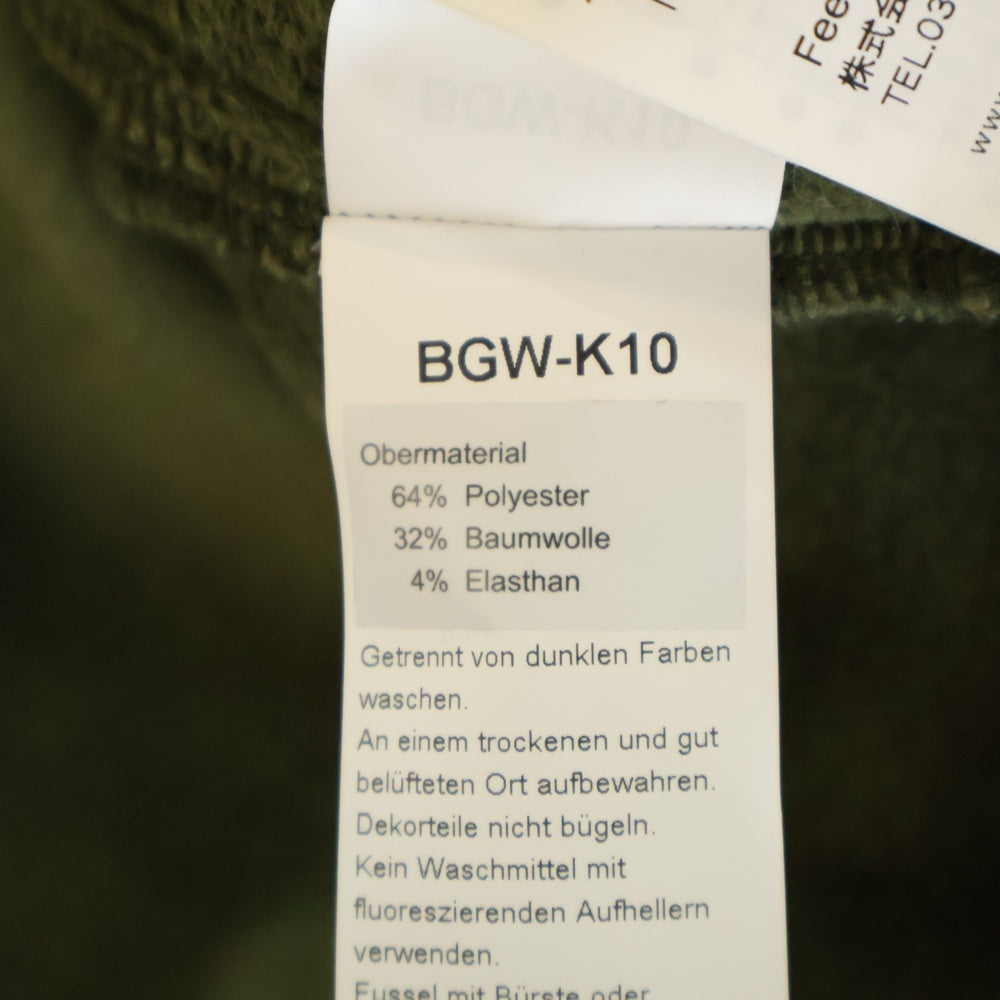 BAGJACK(バッグジャック) BOMBER HEAT TURTLE NECK JERSEY ボンバーヒート タートルネック フリース 長袖Tシャツ カットソー カーキ BGW-K10