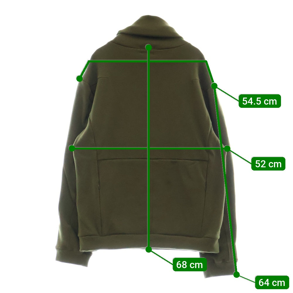 BAGJACK(バッグジャック) BOMBER HEAT TURTLE NECK JERSEY ボンバーヒート タートルネック フリース 長袖Tシャツ カットソー カーキ BGW-K10