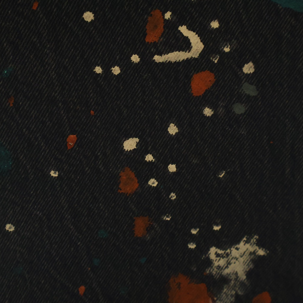 Levi's(リーバイス) ×END. 505 REGULAR SELVEDGE エンド レギュラー セルビッチ ジーンズ ペイント加工 デニムパンツ ブラック PC9-A0079-0001