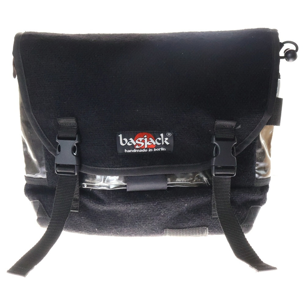 BAGJACK(バッグジャック) ウール メッセンジャーバッグ ショルダーバッグ ブラック