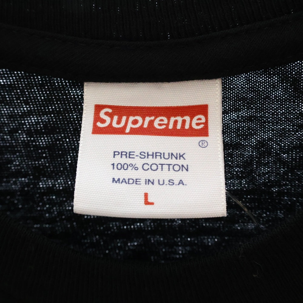 SUPREME(シュプリーム) 19SS GREETINGS FROM NY TEE グリーティングス プリント クルーネック 半袖Tシャツ カットソー ブラック