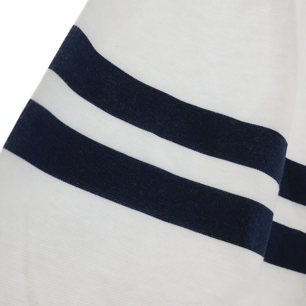 UNDEFEATED(アンディフィーテッド) FLANKER L/S TEE ロゴ クルーネック 長袖Tシャツ カットソー ホワイト 514265