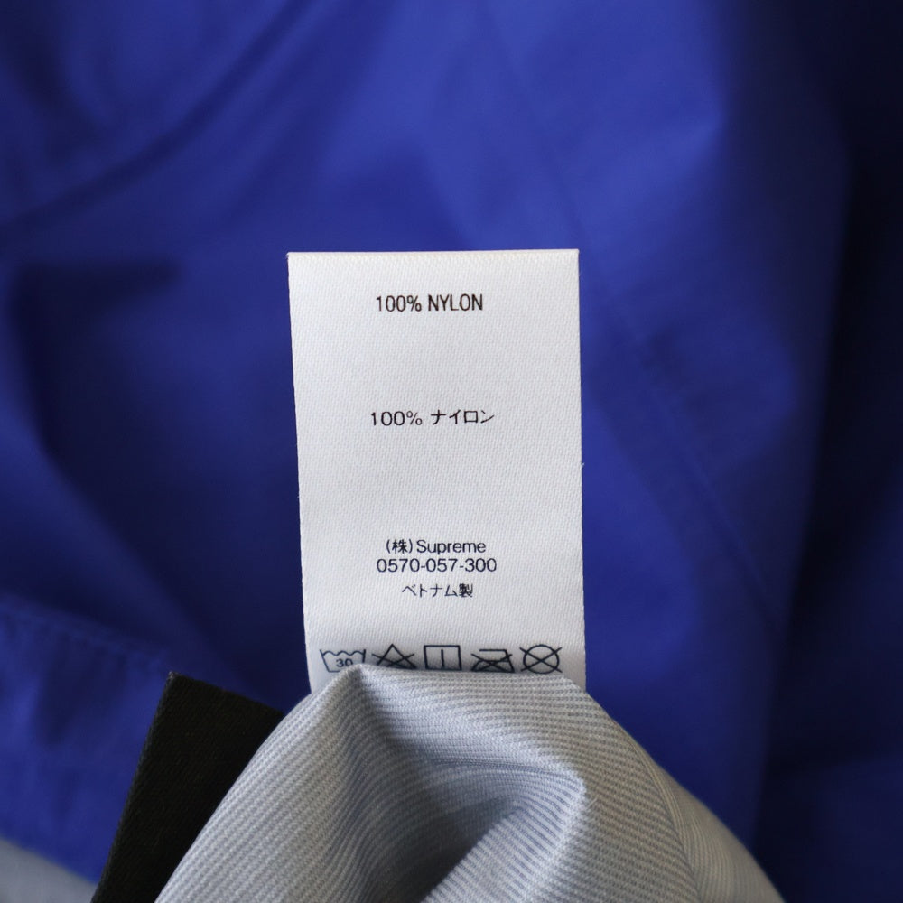 SUPREME(シュプリーム) 18SS Taped Seam Jacket バックロゴ テープドシーム ナイロン マウンテンパーカー ジャケット ブルー