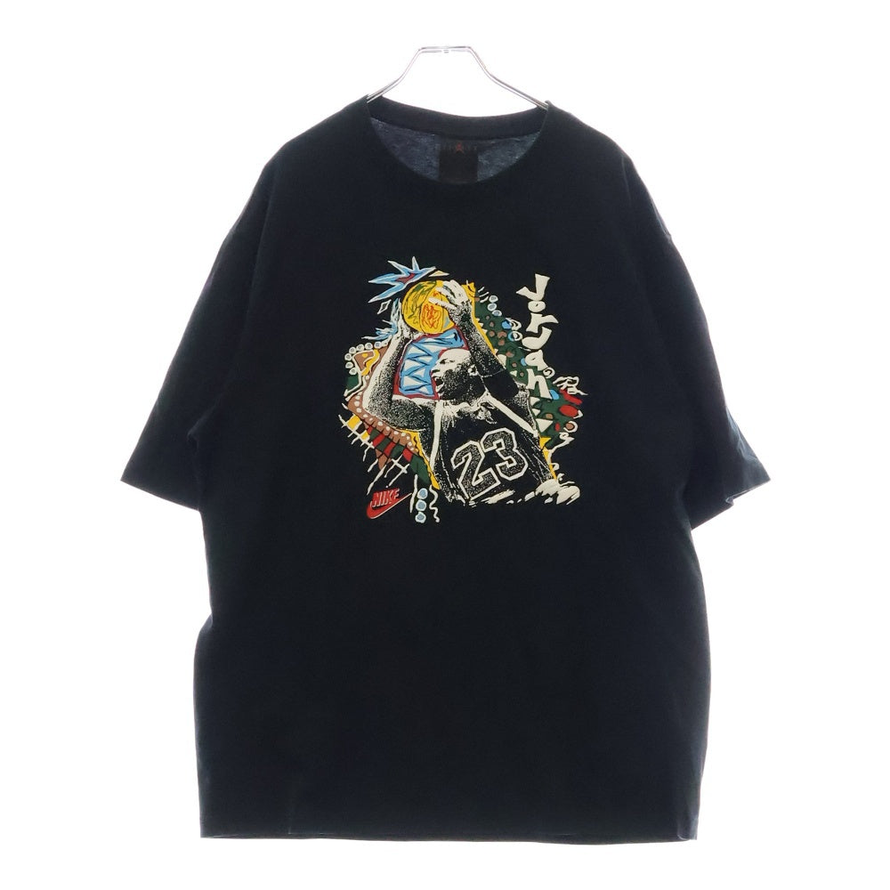 JORDAN BRAND(ジョーダンブランド) Jump Shot Graphic T-Shirt グラフィックプリント クルーネック 半袖Tシャツ カットソー ブラック DJ6599-010