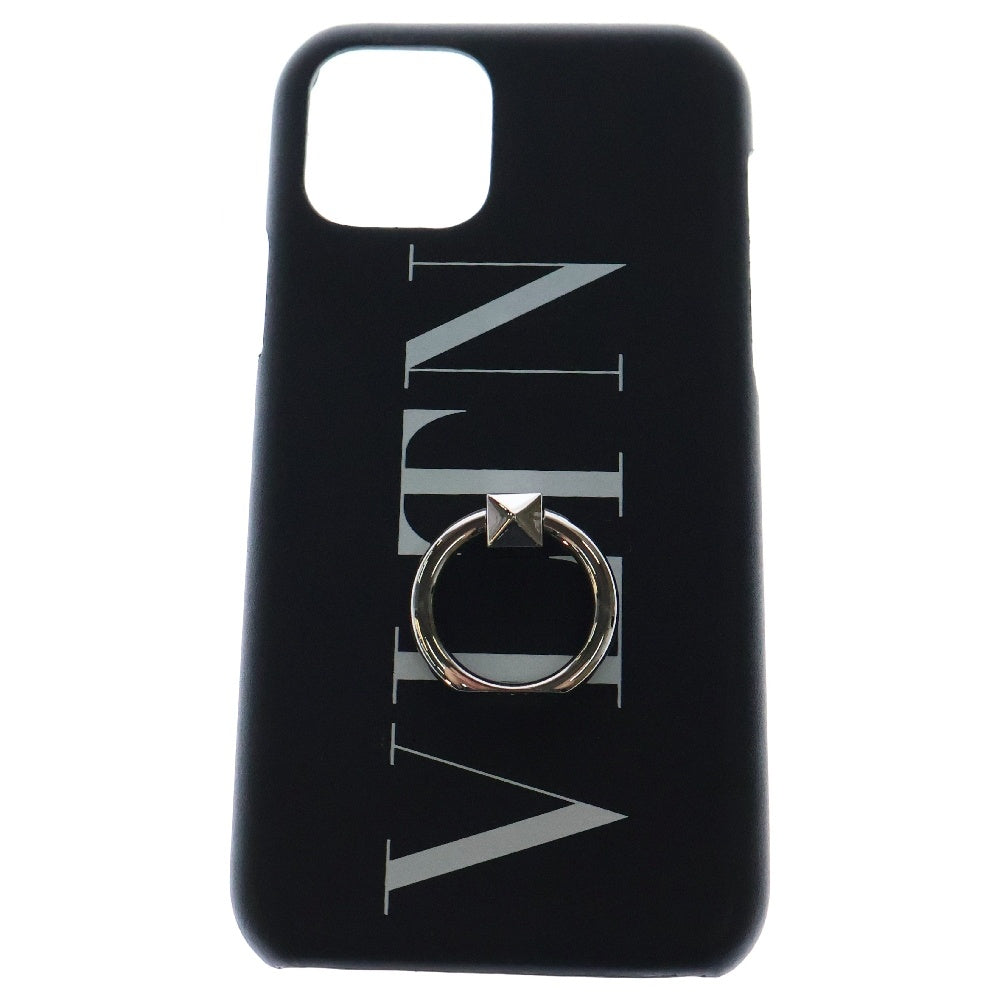 VALENTINO(ヴァレンチノ) Iphone 11 Case VLTNロゴ アイフォンケース スマホケース ブラック UY2P0R55FFL