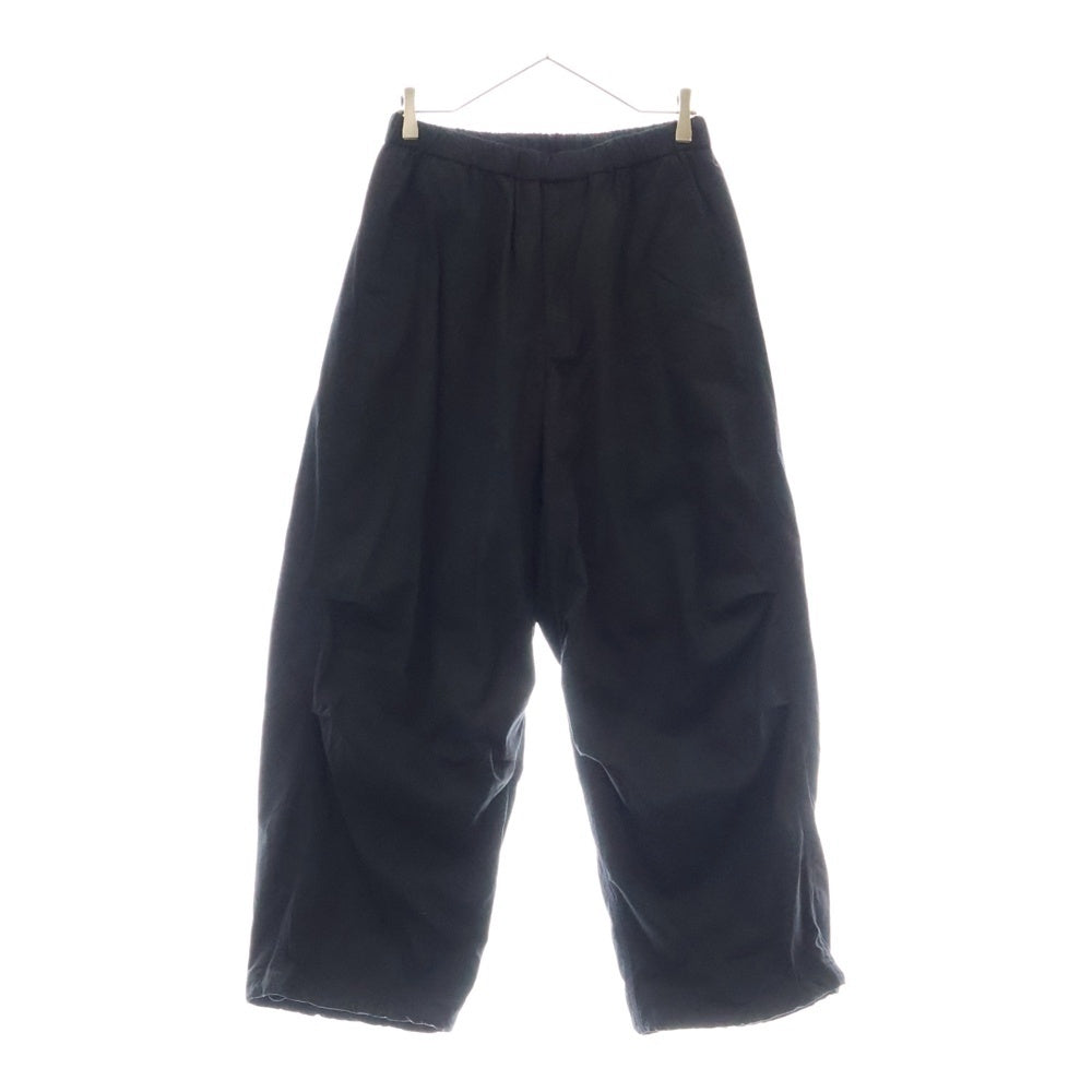 LAD MUSICIAN(ラッドミュージシャン) 24SS WEATHER OVER PANTS コットン ウェザークロス オーバー パンツ ブラック 2124-511