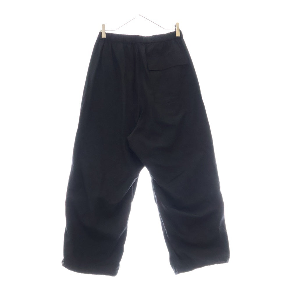LAD MUSICIAN(ラッドミュージシャン) 24SS WEATHER OVER PANTS コットン ウェザークロス オーバー パンツ ブラック 2124-511