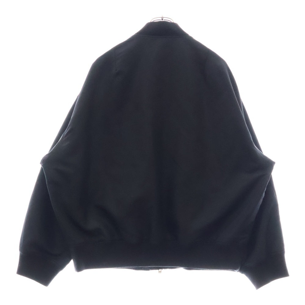 DISCOVERED(ディスカバード) 24SS MULTI POCKET OVERSIZED JACKET MA-1 BLOUSON マルチポケット ナイロン オーバーサイズ ジャケット ブルゾン ブラック DC-SS24-BL-03
