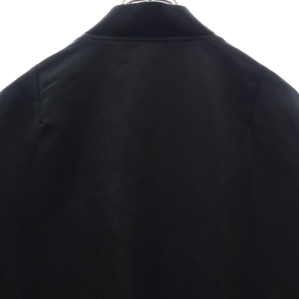 DISCOVERED(ディスカバード) 24SS MULTI POCKET OVERSIZED JACKET MA-1 BLOUSON マルチポケット ナイロン オーバーサイズ ジャケット ブルゾン ブラック DC-SS24-BL-03