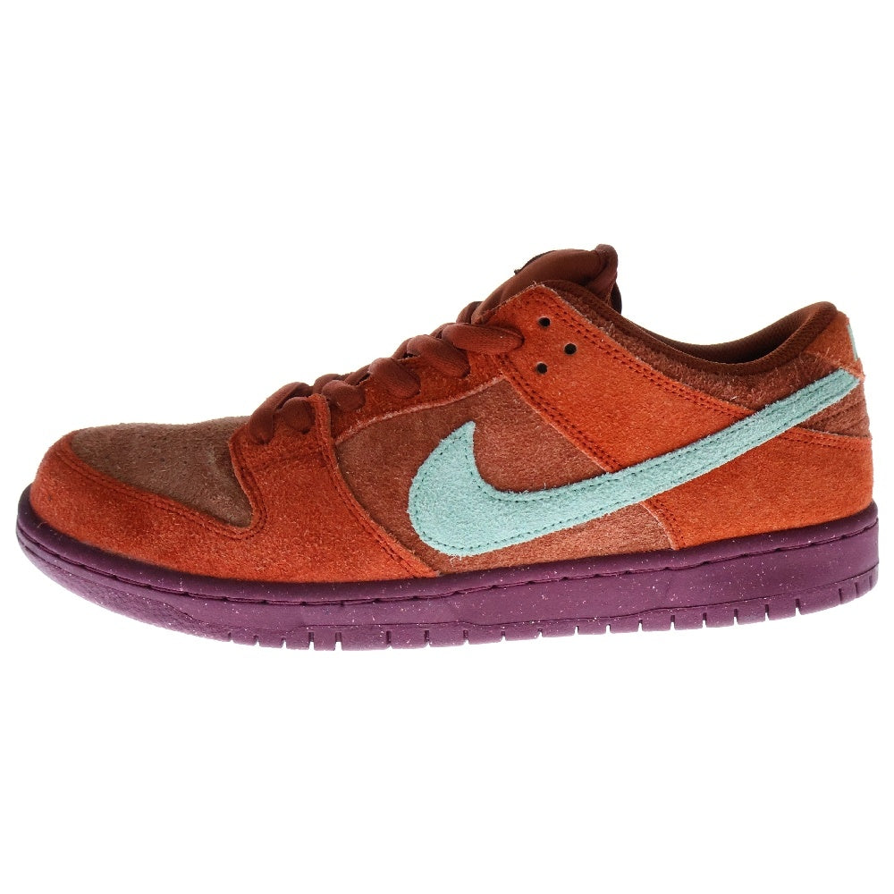 NIKE SB(ナイキエスビー) DUNK LOW PRO PRM MYSTIC RED AND ROSEWOOD ダンク プロ プレミアム ローカットスニーカー オレンジ US10.5/28.5cm DV5429-601
