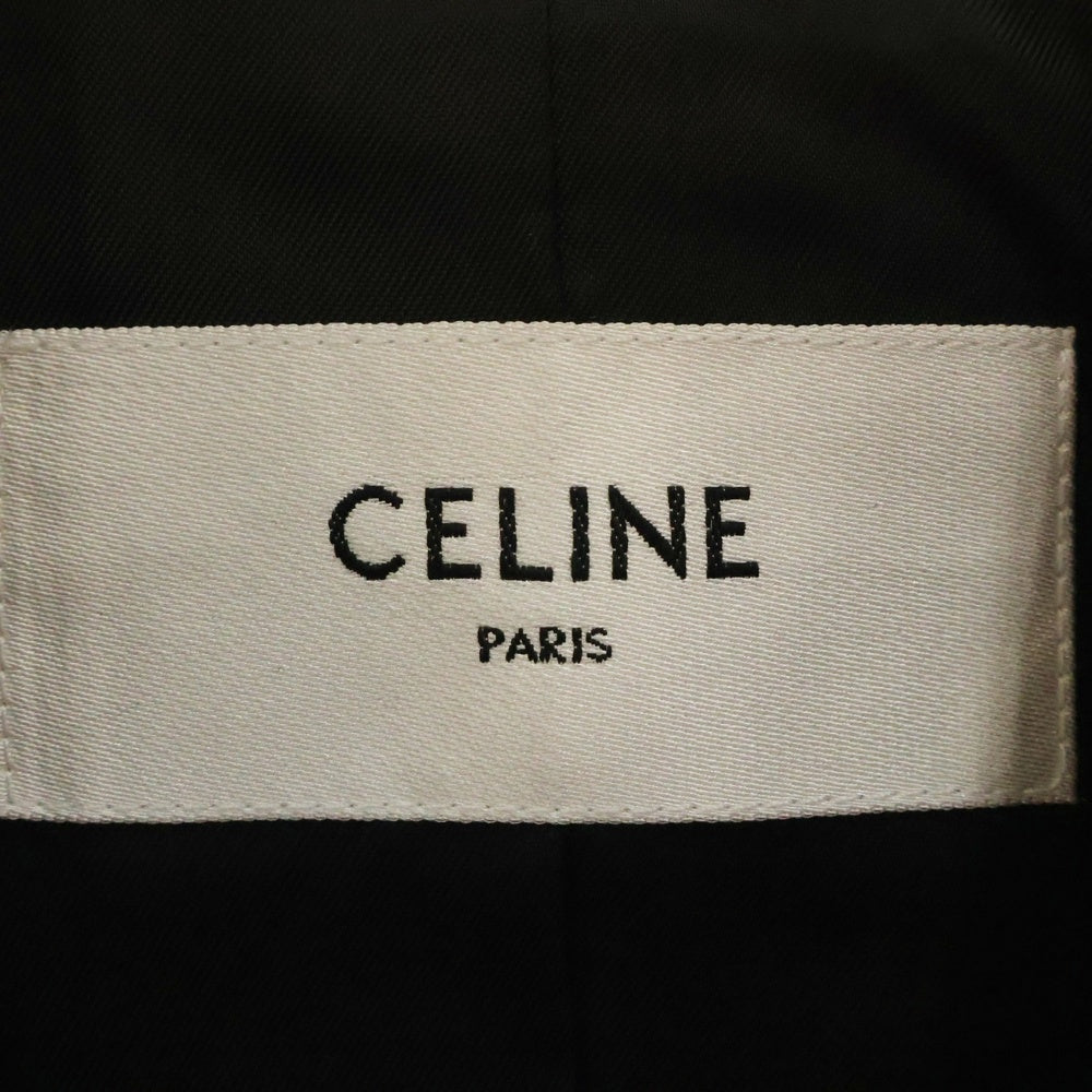 CELINE(セリーヌ) ウールオフィサーサファリジャケットブルゾン レディース ブラック 2V34G092D