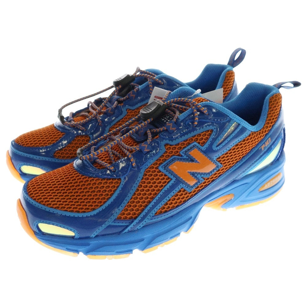 New Balance(ニューバランス) U740CB2×AMINE 740V2 BENSON TECH アミーネ ベンソンテック メッシュ ローカットスニーカー オレンジ/ブルー US8/26cm