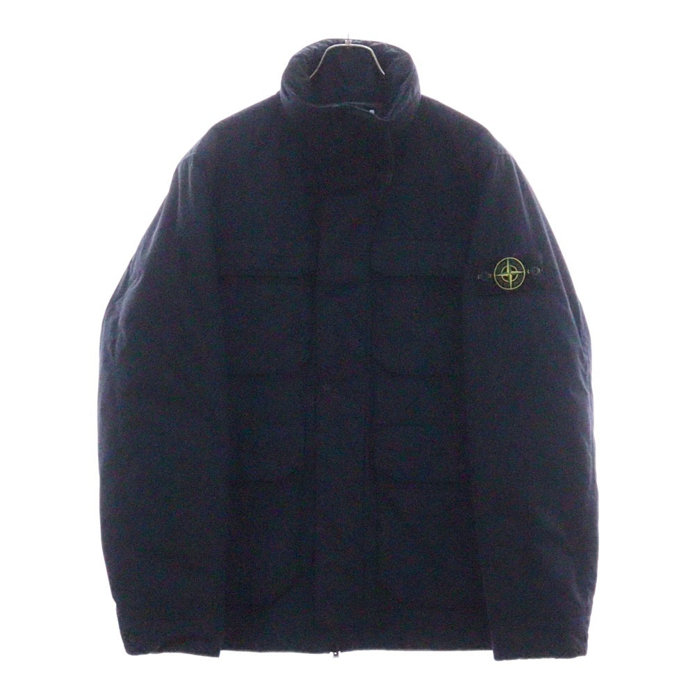STONE ISLAND(ストーンアイランド) 24AW POLYESTER MICRO TWILL JACKET ポリエステル マイクロツイル 中綿 ジャケット ネイビー 811543626