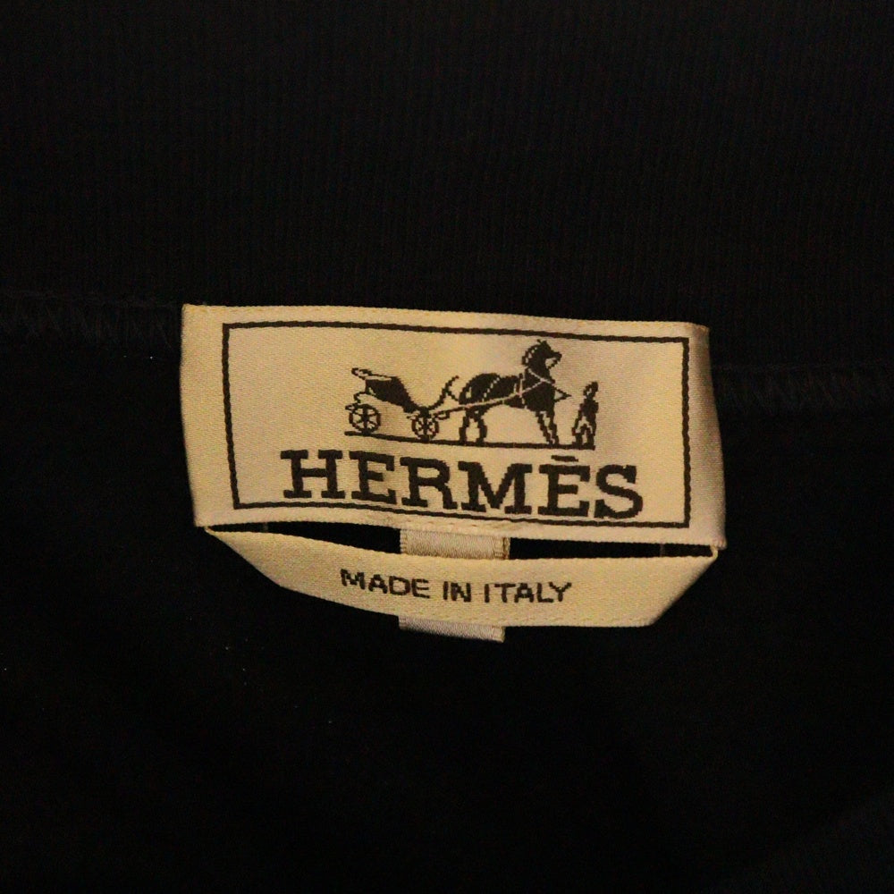 HERMES(エルメス) パイピング スウェット トラック ロングパンツ ネイビー