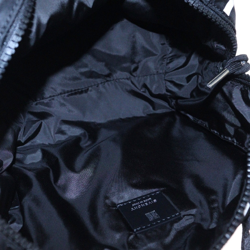 GIVENCHY(ジバンシィ) G-ZIP TOILET BAG ラウンドジップ トイレタリー ナイロンショルダーバッグ ブラック BK60EDK