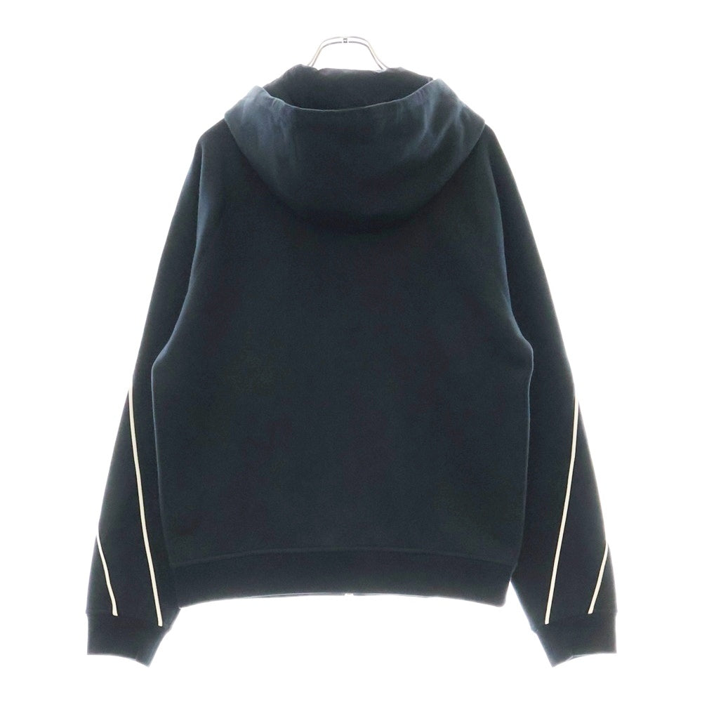HERMES(エルメス) パイピング ジップアップ スウェット パーカー ネイビー