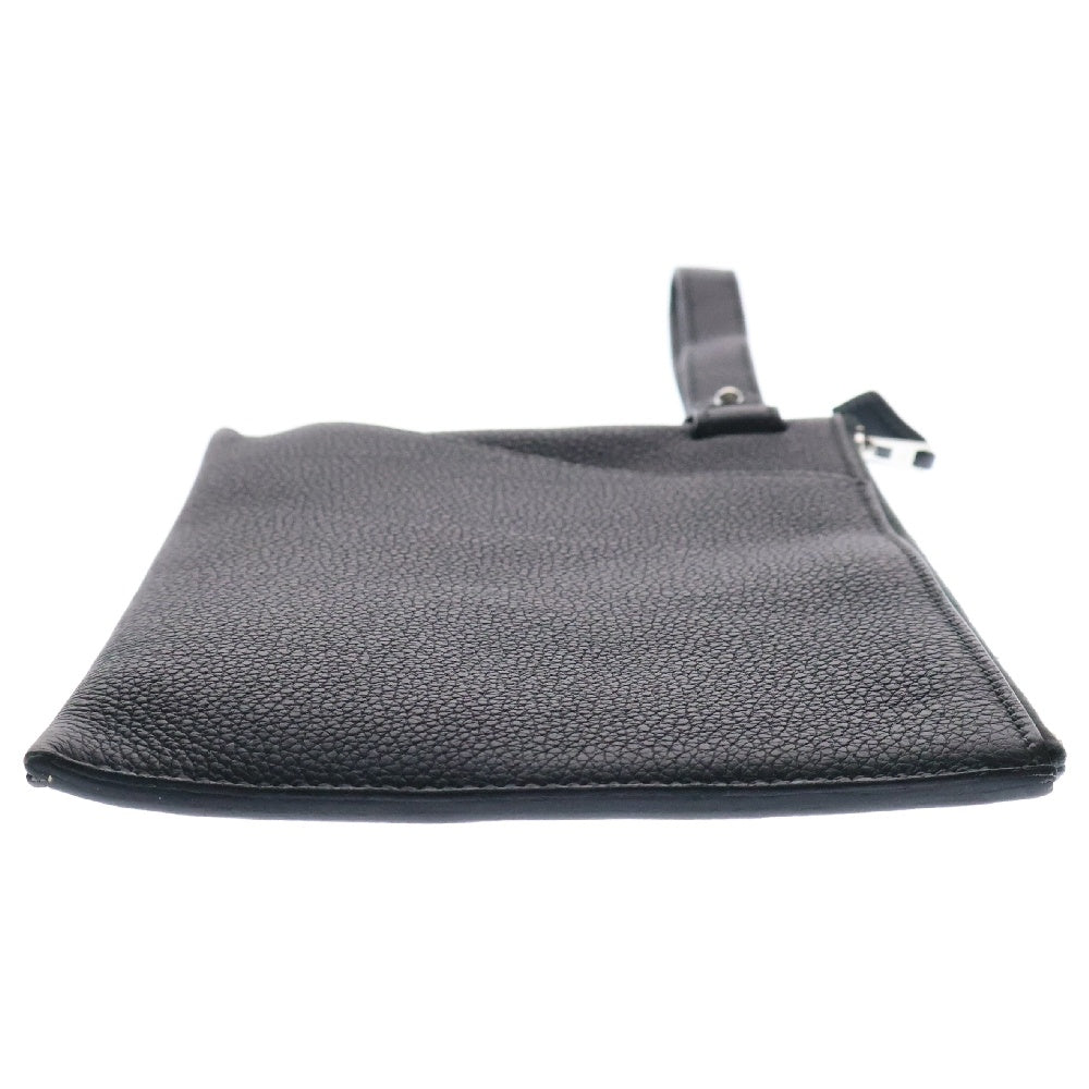 HERMES(エルメス) カバ ヴェルティージュ 24 トゴ レザー セカンド クラッチバッグ グレー B刻印