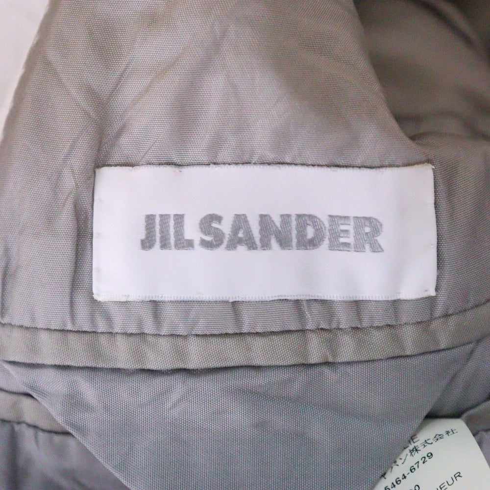 JIL SANDER(ジルサンダー) カラー切り替え 1B シングル テーラード ジャケット グレー/マルチ 20091M00259