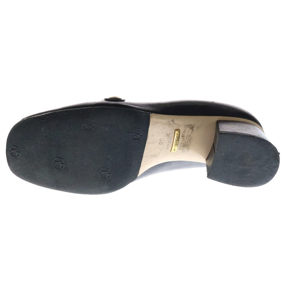 GUCCI(グッチ) シルヴィ ミッドヒール ヒールパンプス ブラック レディース 537539