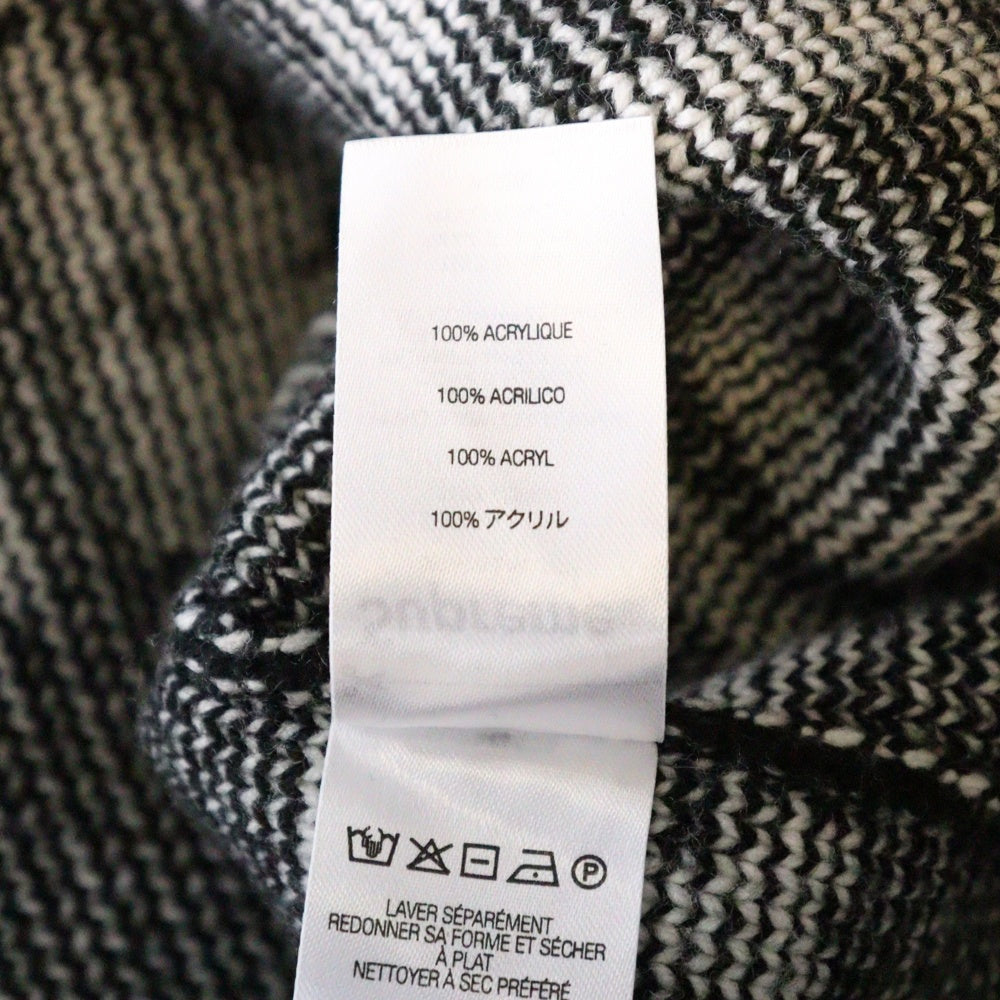 SUPREME(シュプリーム) 22SS Fuck Sweater ファック 総柄 アクリル ニット セーター ブラック