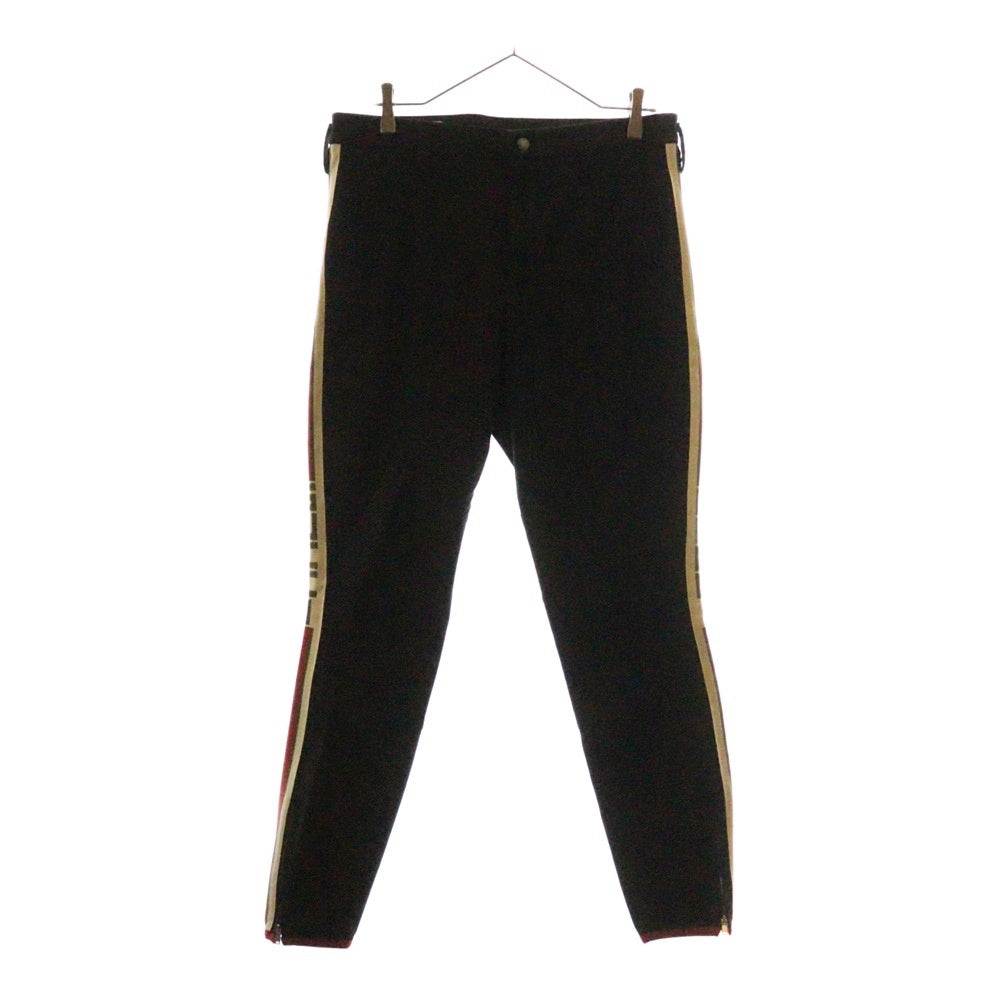 GUCCI(グッチ) 18SS サイドライン ギャバジンテーパード パンツ ブラック 495695
