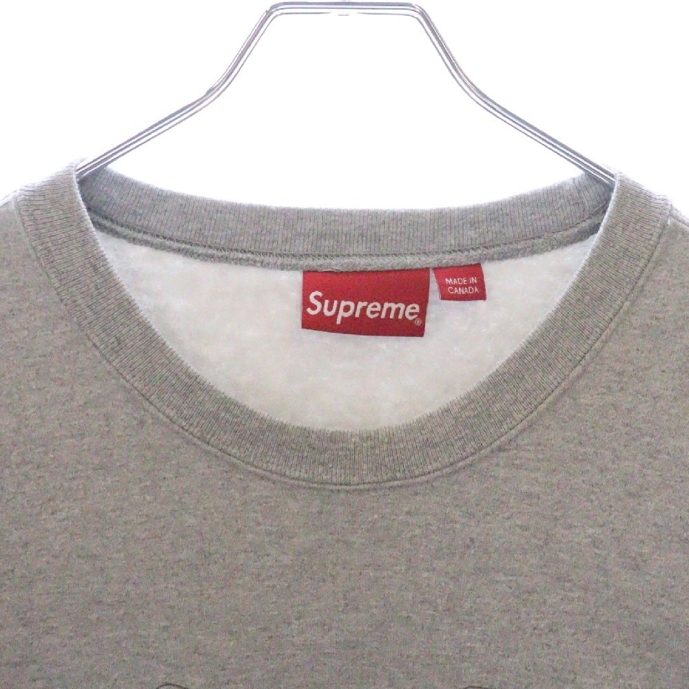 SUPREME(シュプリーム) 20SS Kanji Logo Crewneck 漢字ロゴ クルーネック スウェット トレーナー グレー