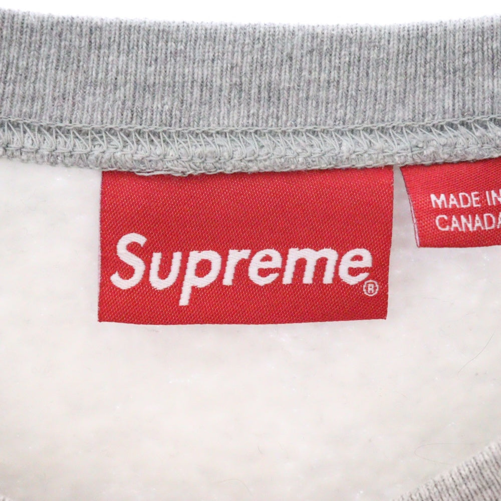SUPREME(シュプリーム) 20SS Kanji Logo Crewneck 漢字ロゴ クルーネック スウェット トレーナー グレー