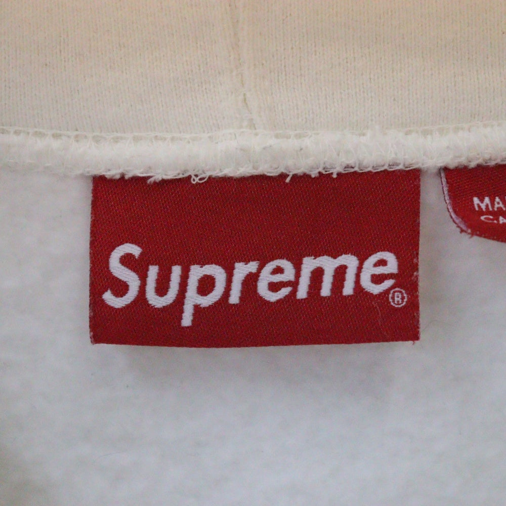 SUPREME(シュプリーム) 22SS ×ANTIHERO Hooded Sweatshirt アンタイヒーロー グラフィックプリント スウェット プルオーバーパーカー ホワイト
