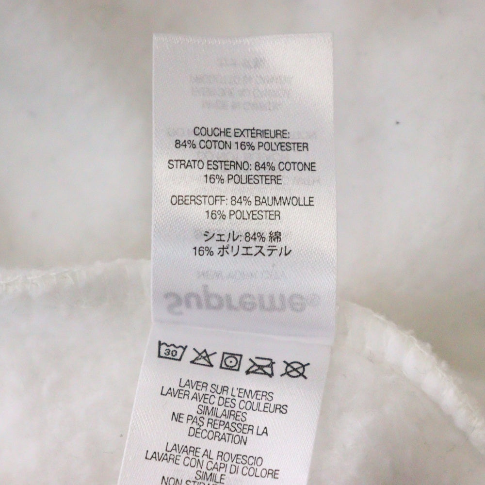 SUPREME(シュプリーム) 22SS ×ANTIHERO Hooded Sweatshirt アンタイヒーロー グラフィックプリント スウェット プルオーバーパーカー ホワイト