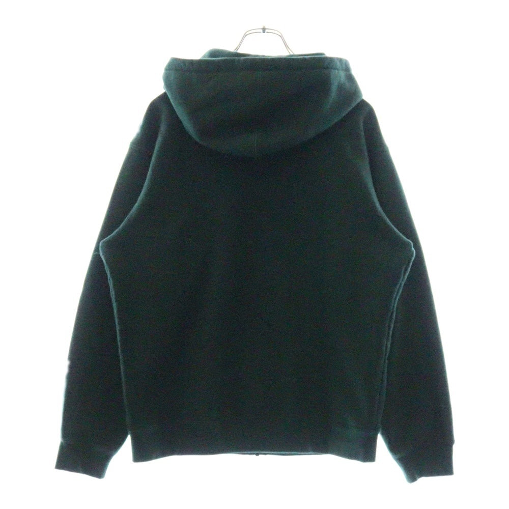 SUPREME(シュプリーム) 19AW Text Stripe Zip Up Hooded Sweatshirt テキストストライプ ロゴ スウェット ジップアップ パーカー グリーン
