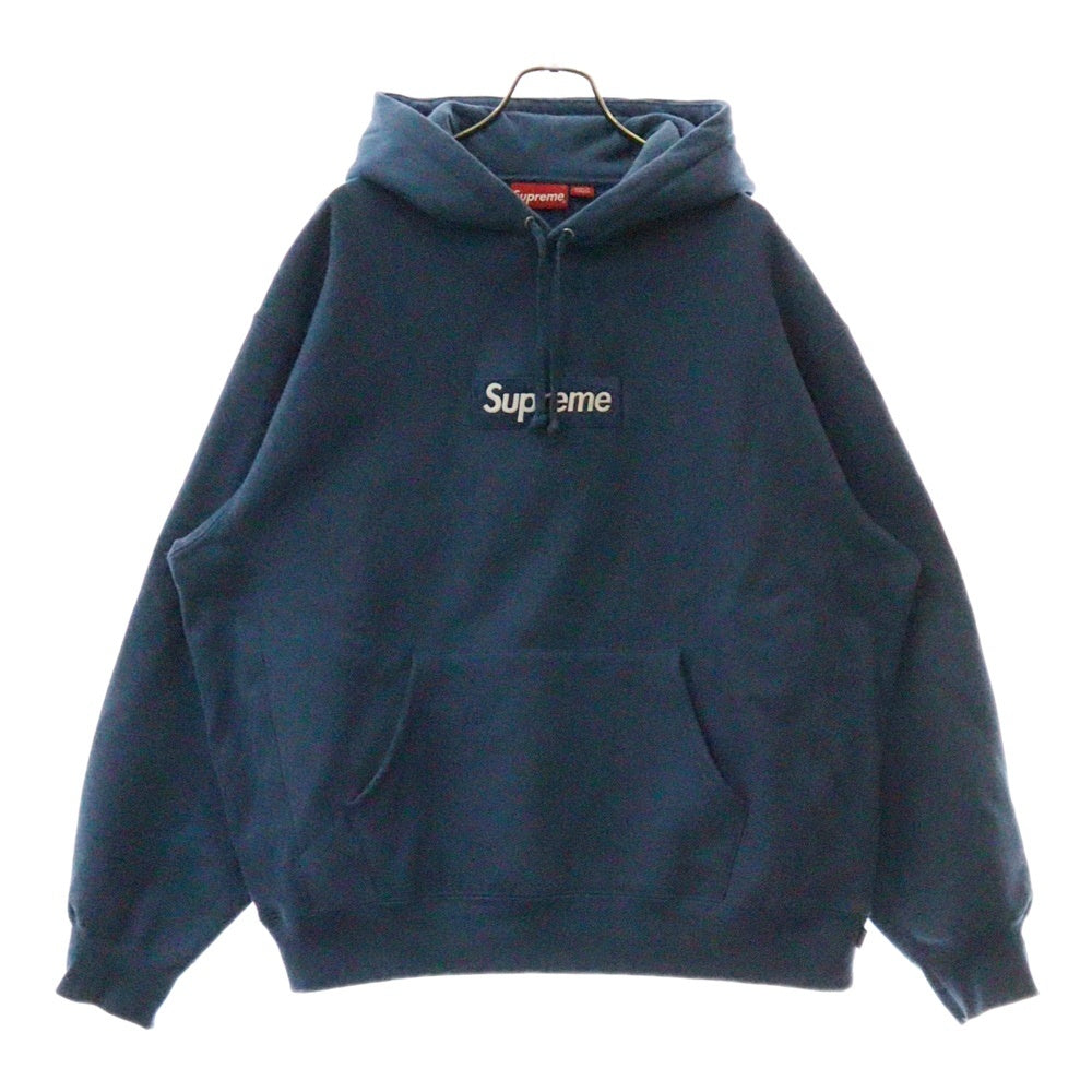 SUPREME(シュプリーム) 23AW Box Logo Hooded Sweatshirt ボックスロゴ スウェット プルオーバー パーカー ブルー