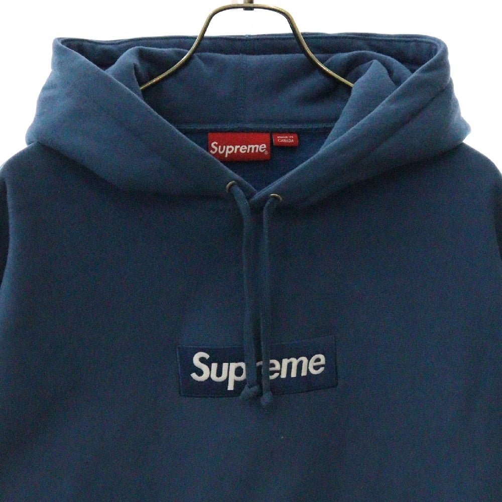 SUPREME(シュプリーム) 23AW Box Logo Hooded Sweatshirt ボックスロゴ スウェット プルオーバー パーカー ブルー
