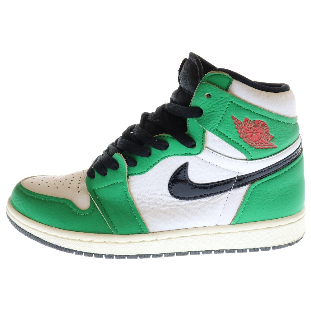 NIKE(ナイキ) WMNS AIR JORDAN 1 HIGH OG LUCKY GREEN ウィメンズ エアジョーダン1 ラッキーグリーン ハイカットスニーカー グリーン/ホワイト US9/26cm DB4612-300
