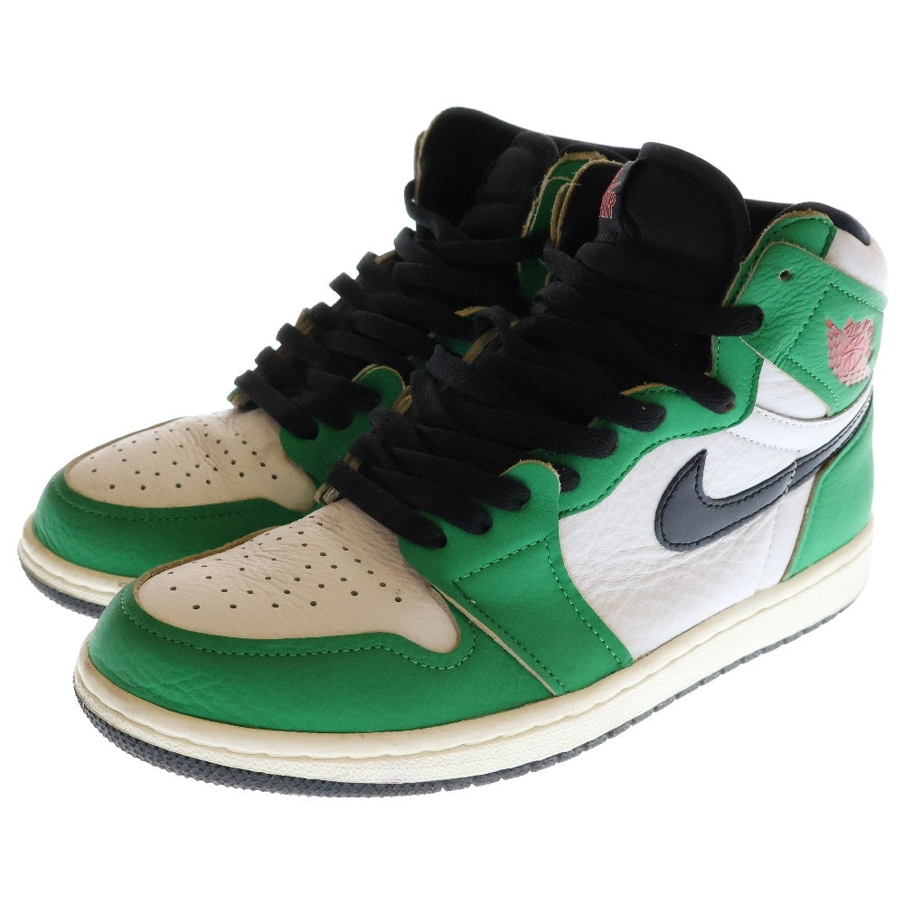 NIKE(ナイキ) WMNS AIR JORDAN 1 HIGH OG LUCKY GREEN ウィメンズ エアジョーダン1 ラッキーグリーン ハイカットスニーカー グリーン/ホワイト US9/26cm DB4612-300