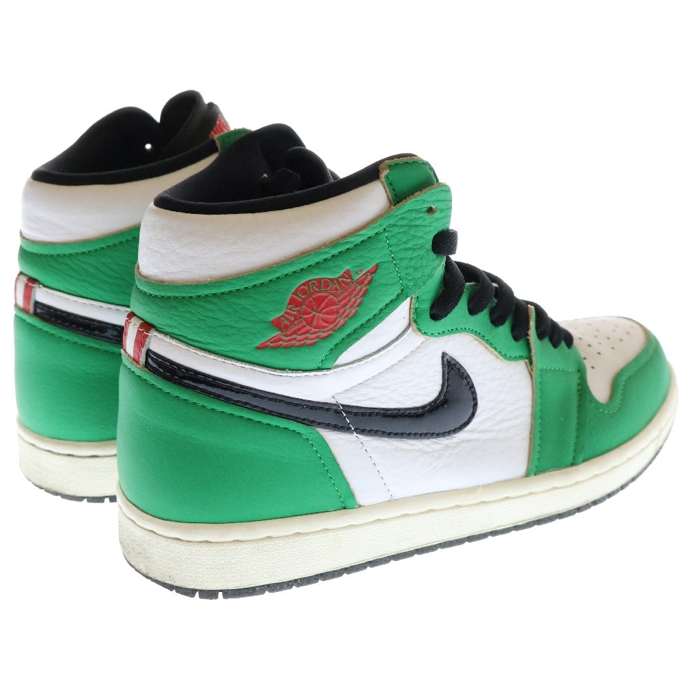 NIKE(ナイキ) WMNS AIR JORDAN 1 HIGH OG LUCKY GREEN ウィメンズ エアジョーダン1 ラッキーグリーン ハイカットスニーカー グリーン/ホワイト US9/26cm DB4612-300