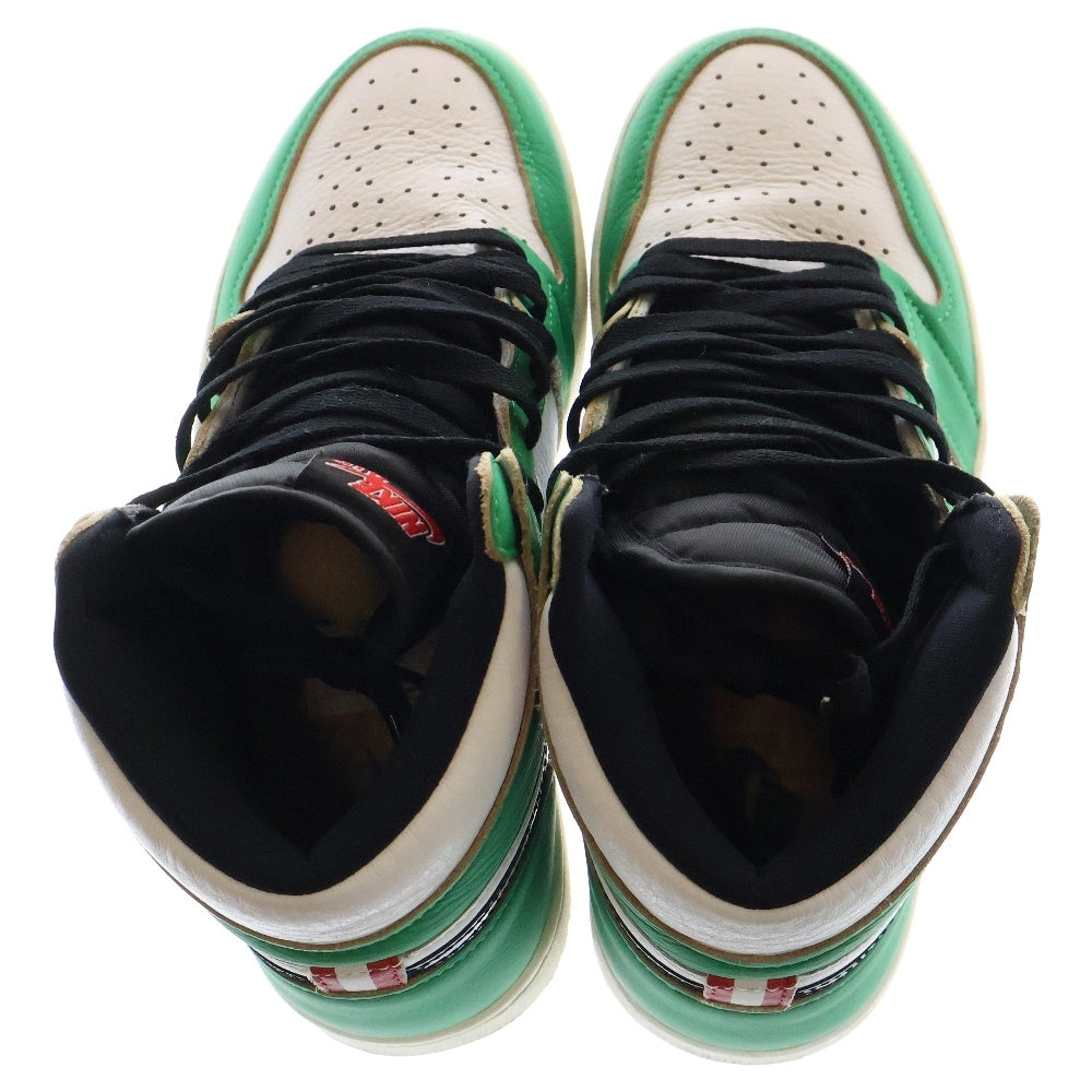 NIKE(ナイキ) WMNS AIR JORDAN 1 HIGH OG LUCKY GREEN ウィメンズ エアジョーダン1 ラッキーグリーン ハイカットスニーカー グリーン/ホワイト US9/26cm DB4612-300