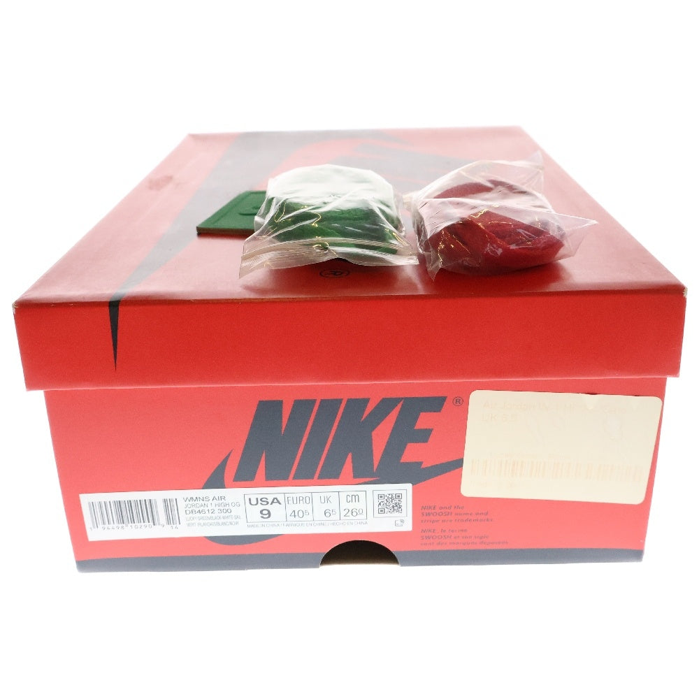 NIKE(ナイキ) WMNS AIR JORDAN 1 HIGH OG LUCKY GREEN ウィメンズ エアジョーダン1 ラッキーグリーン ハイカットスニーカー グリーン/ホワイト US9/26cm DB4612-300