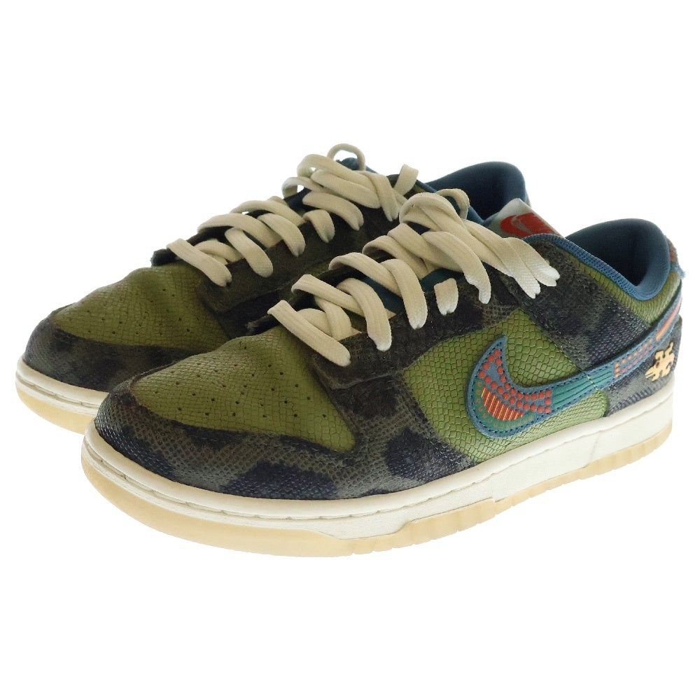 NIKE(ナイキ) DUNK LOW Siempre Familia ダンク シエンプレファミリア ローカットスニーカー グリーン US7.5/25.5cm DO2160-335