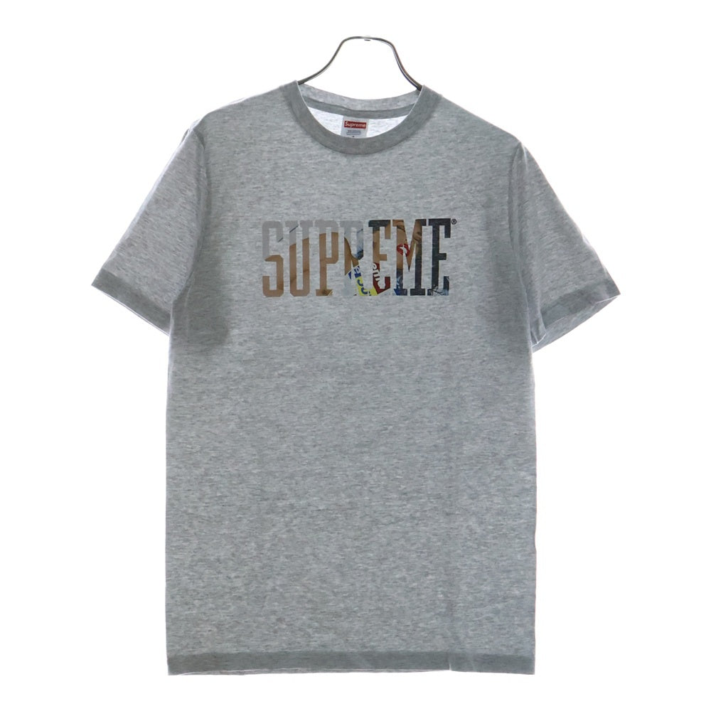 SUPREME(シュプリーム) 24AW Tera Patrick Collegiate Tee テラ パトリック ロゴプリント クルーネック 半袖Tシャツカットソー グレー