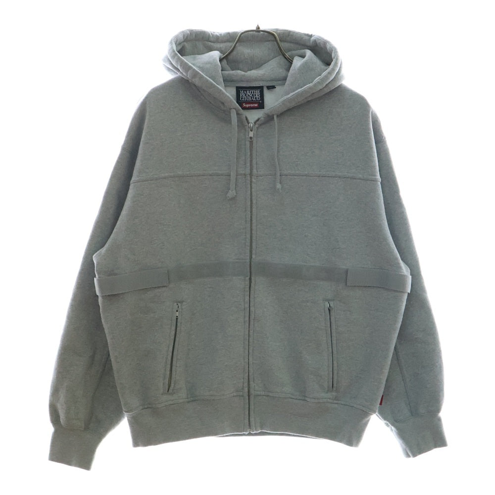 SUPREME(シュプリーム) 25SS ×Marithe Francois Girbaud Zip Up Hooded Sweatshirt マリテ フランソワ ジルボー ジップアップ スウェットパーカー グレー