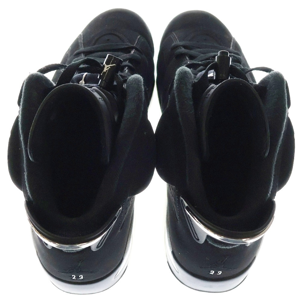 NIKE(ナイキ) AIR JORDAN 6 RETRO エアジョーダン レトロ ハイカットスニーカー ブラック US9.5/27.5cm DX2836-100