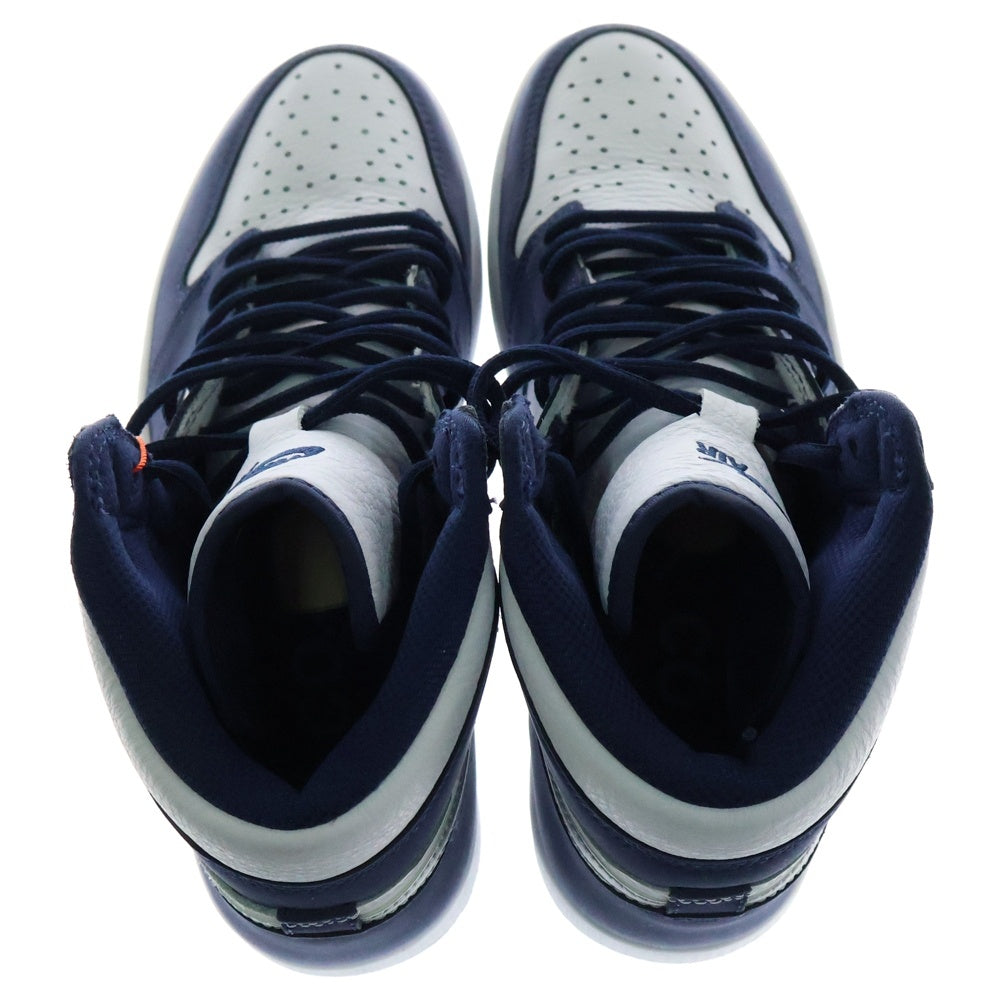NIKE(ナイキ) AIR JORDAN 1 RETRO HIGH OG CO JP MIDNIGHT NAVY エアジョーダン ミッドナイト ネイビー ハイカットスニーカー ホワイト/ネイビー US9.5/27.5cm DC1788-100