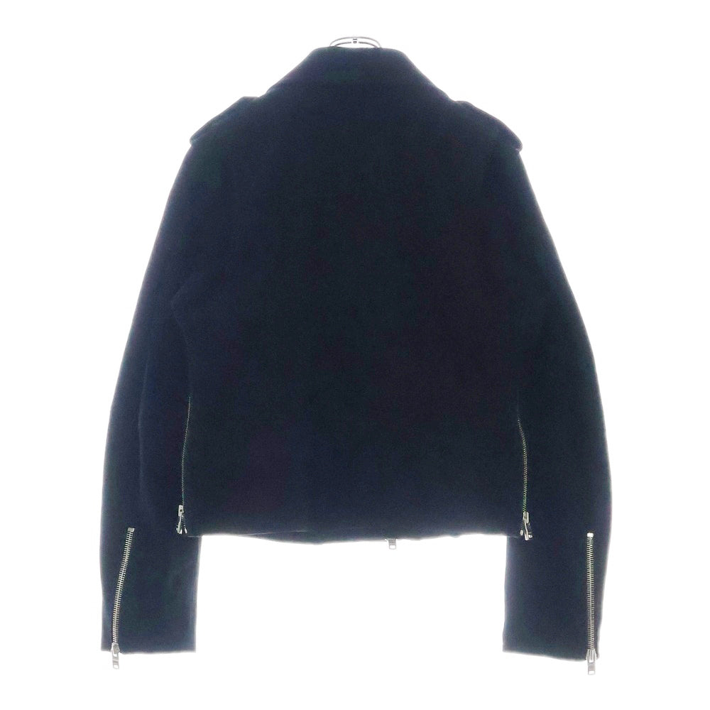 AMIRI(アミリ) 21AW Perfecto Suede Jacket スウェードレザー ダブルライダースジャケット ブラック MLJ014