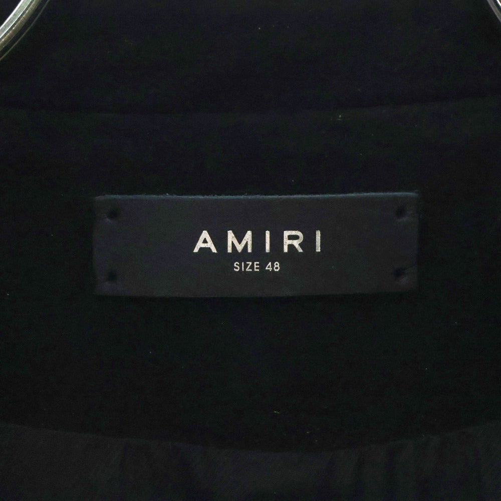 AMIRI(アミリ) 21AW Perfecto Suede Jacket スウェードレザー ダブルライダースジャケット ブラック MLJ014