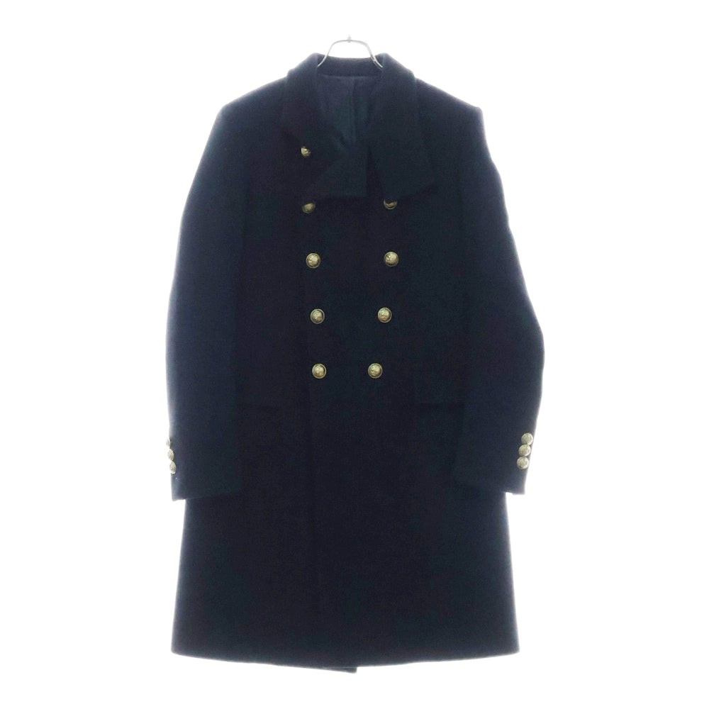 BALMAIN(バルマン) 16AW カシミヤ ミリタリー ナポレオン コート ブラック W6HT869B926