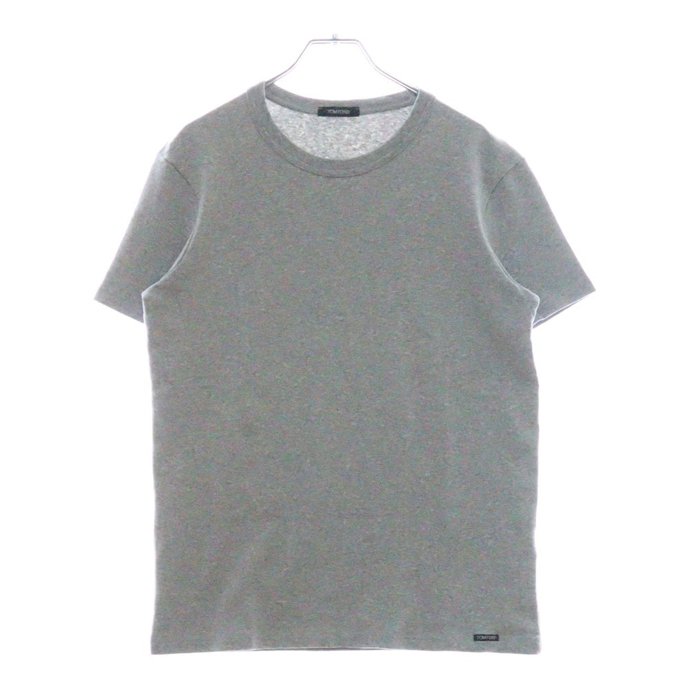 TOM FORD(トムフォード) クルーネック半袖Tシャツ カットソー グレー T4M08-104