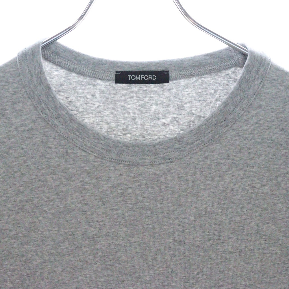 TOM FORD(トムフォード) クルーネック半袖Tシャツ カットソー グレー T4M08-104