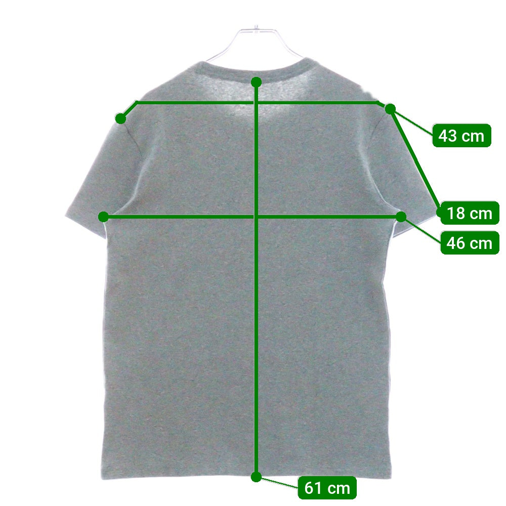TOM FORD(トムフォード) クルーネック半袖Tシャツ カットソー グレー T4M08-104